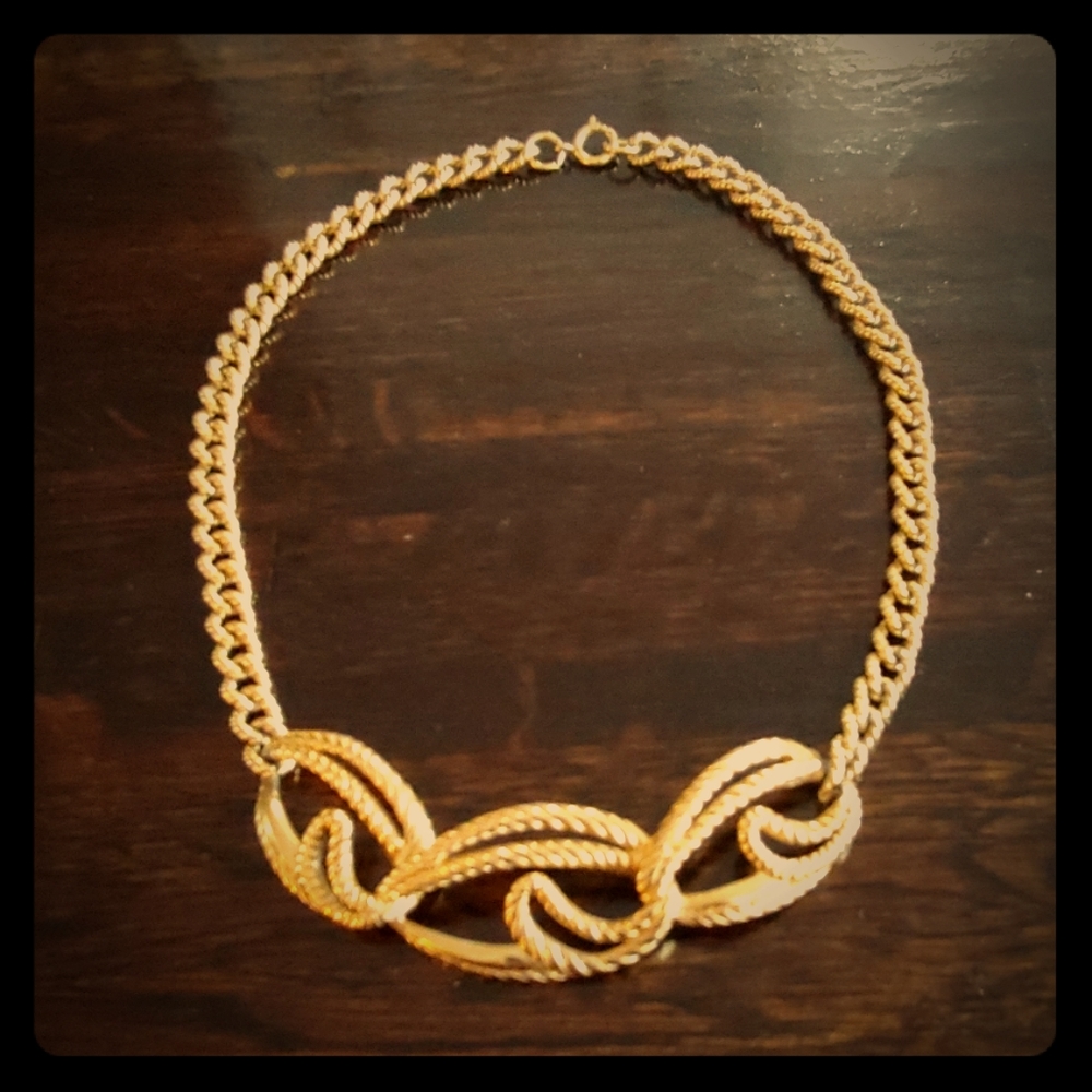 Vintage Mid Century Modern Choker Necklace